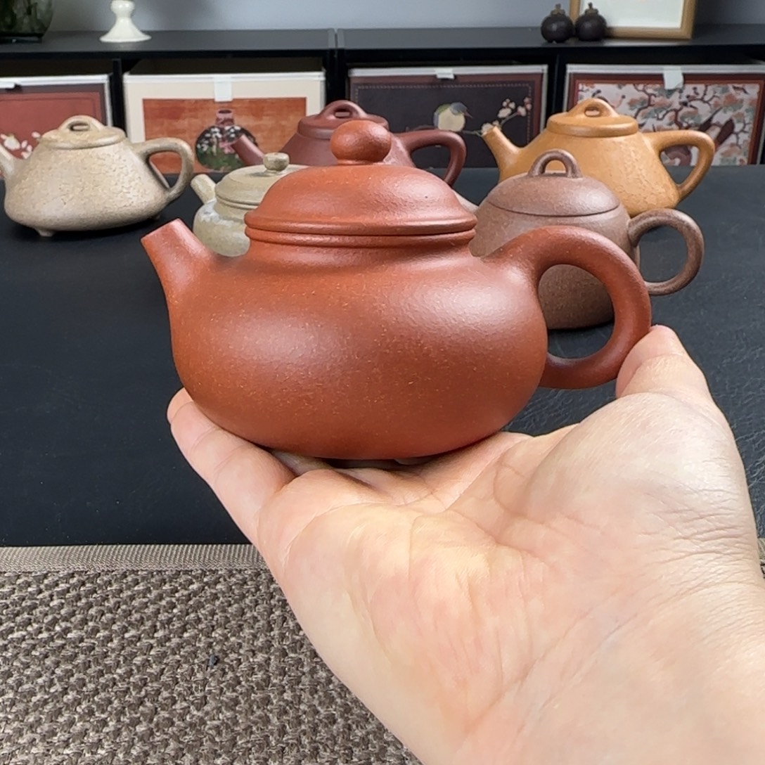 茶壶紫砂微瑕容天