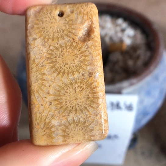 硅化玉吊坠未镶嵌