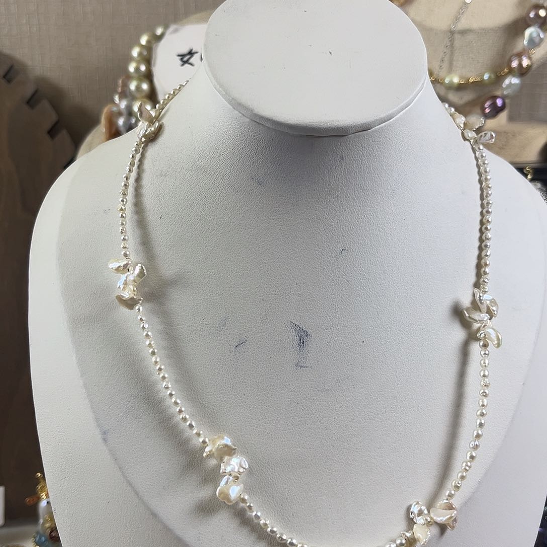 淡水珍珠项链未镶嵌【纯恬】