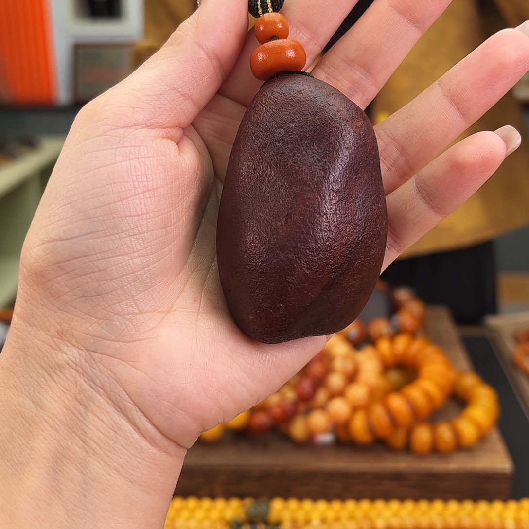 琥珀手链未镶嵌手把件