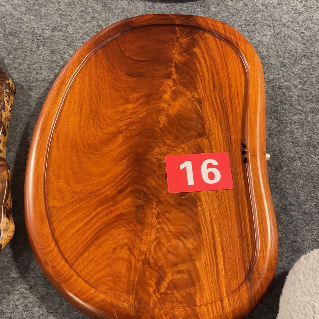 梦**兰花梨木实木随行茶盘