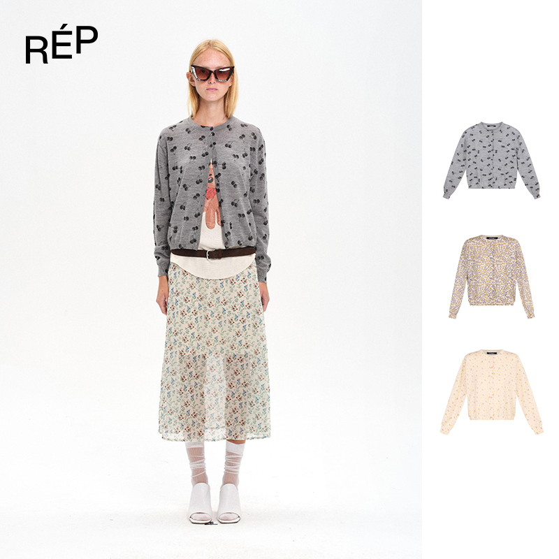 REP-COEMES设计师品牌多色圆领针织开衫 25AUG PACKAGE