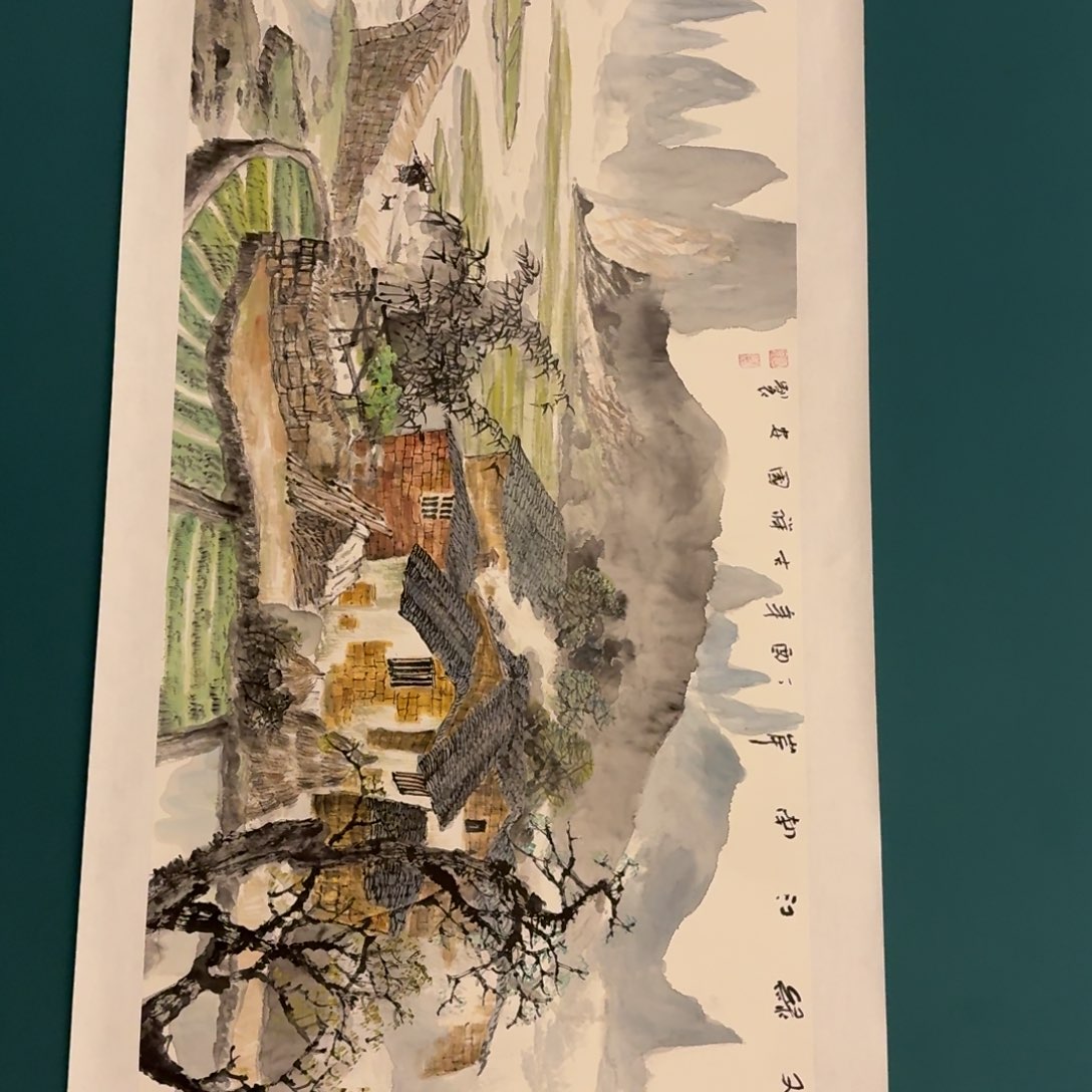 国画丁老师作品画作