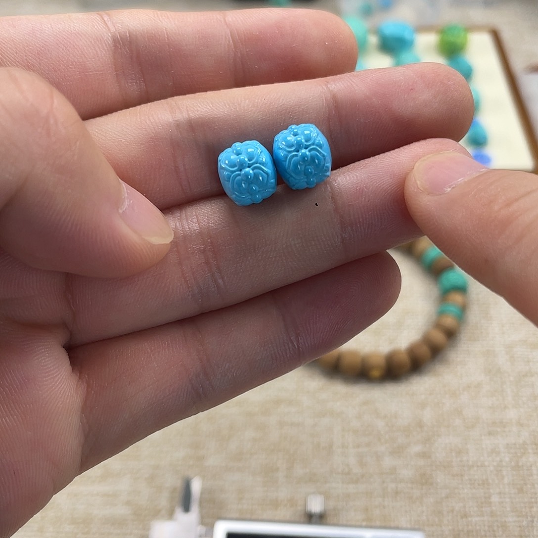 原生态湖北松配饰，直径9