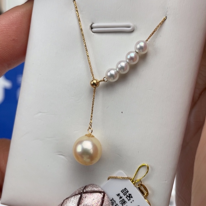 海水珍珠颈饰18K金镶嵌