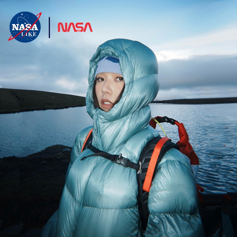 NASALIKE户外运动90白鸭绒雪山徒步保暖情侣款羽绒服男女外套冬