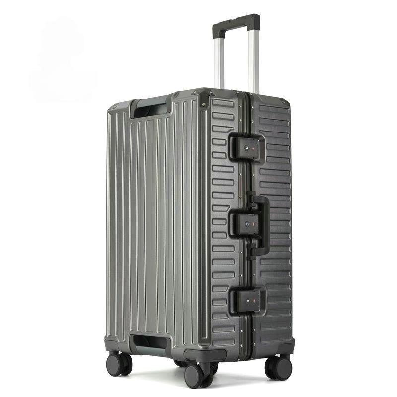 三七分行李箱新款学生耐用26大容量万向轮拉杆箱铝框旅行皮箱耐造