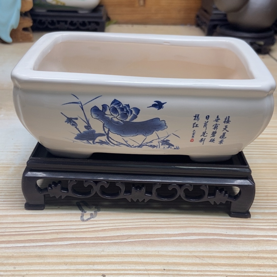 瓷片陶瓷花盆陶瓷艺术