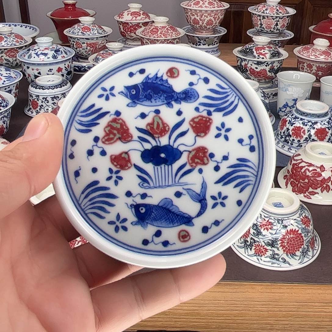 惜*景德镇陶瓷青花釉里红