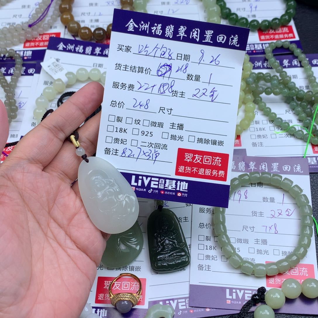 【闪购商品】颈饰未镶嵌和田玉吃***?