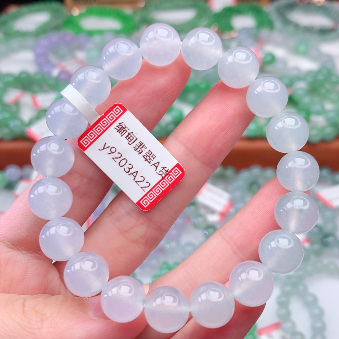 翡翠手链未镶嵌翡翠10mm