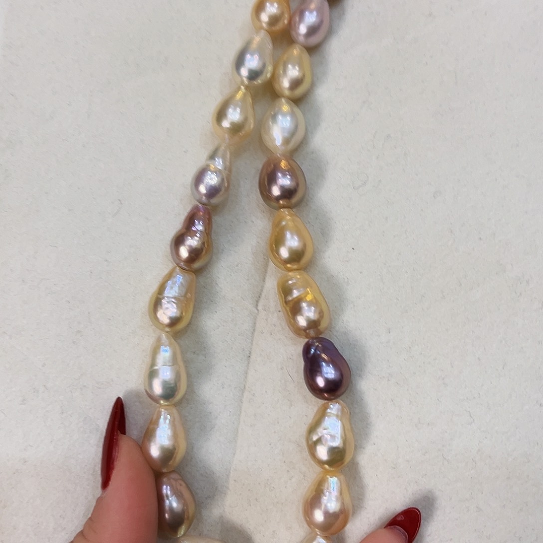 淡水珍珠颈饰银S925镶嵌