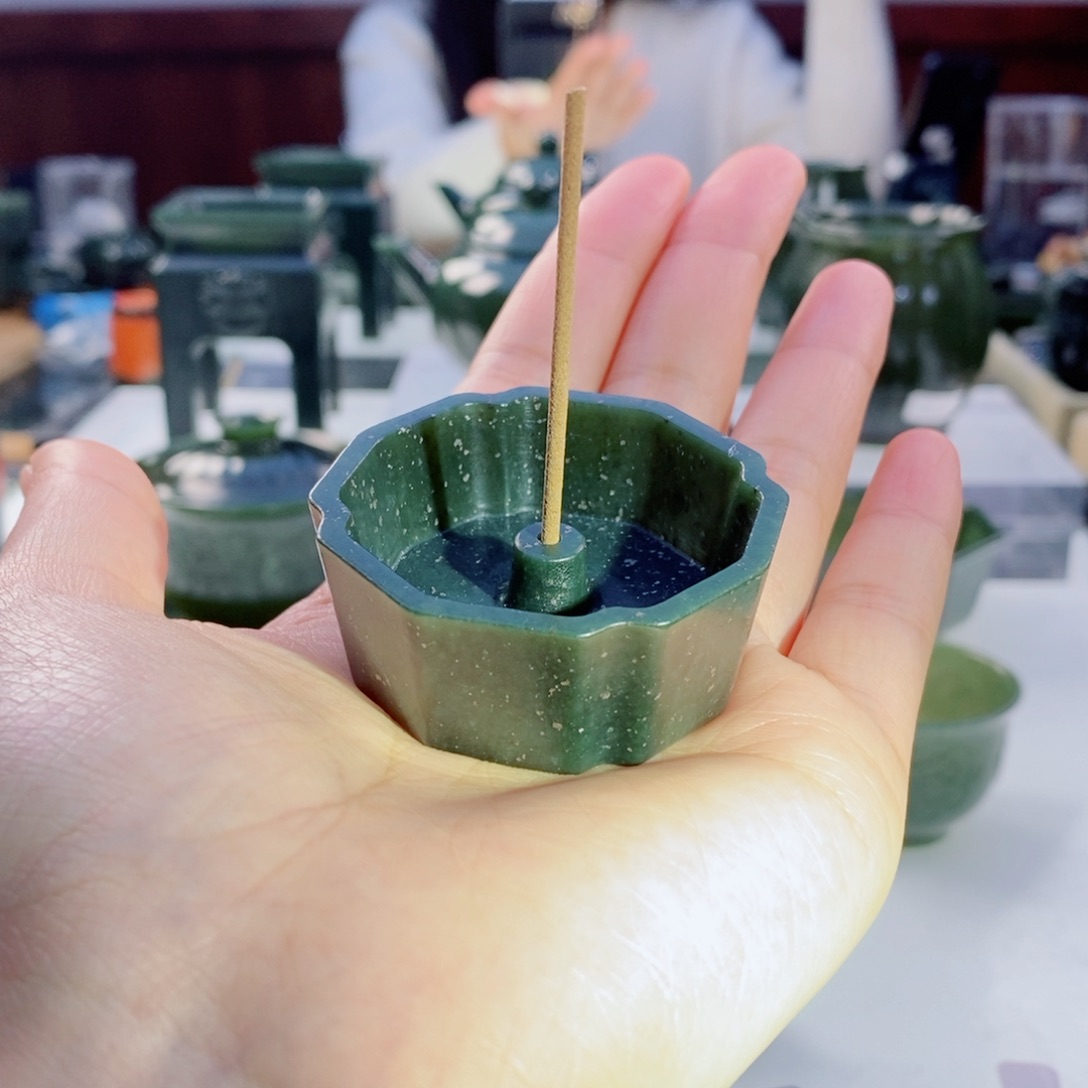 和田玉（青玉）挂件未镶嵌