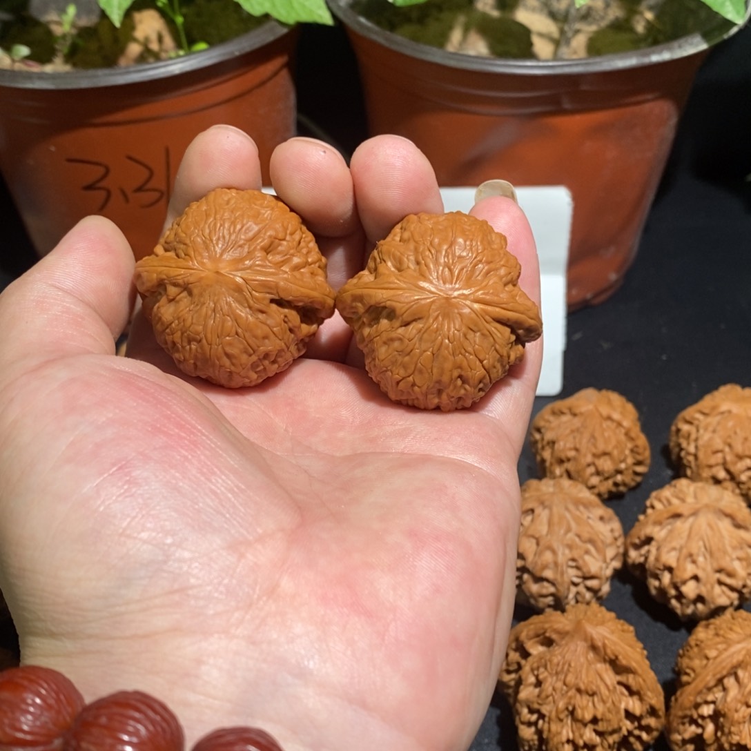 文玩核桃把件铁锤