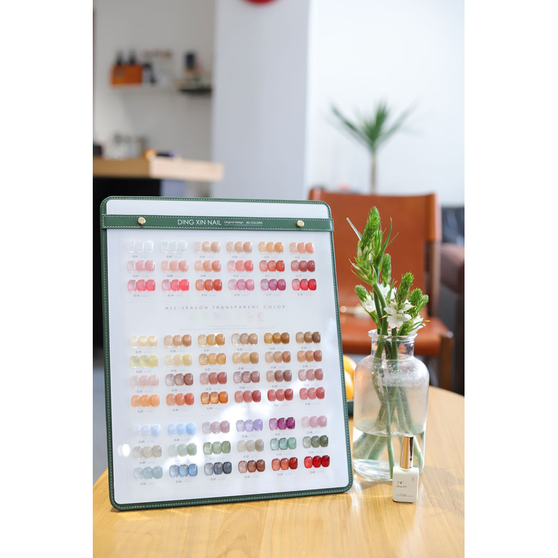 【2025新品活动】丁莘60色透色系玉脂环环色一笔上色开店必备甲油胶