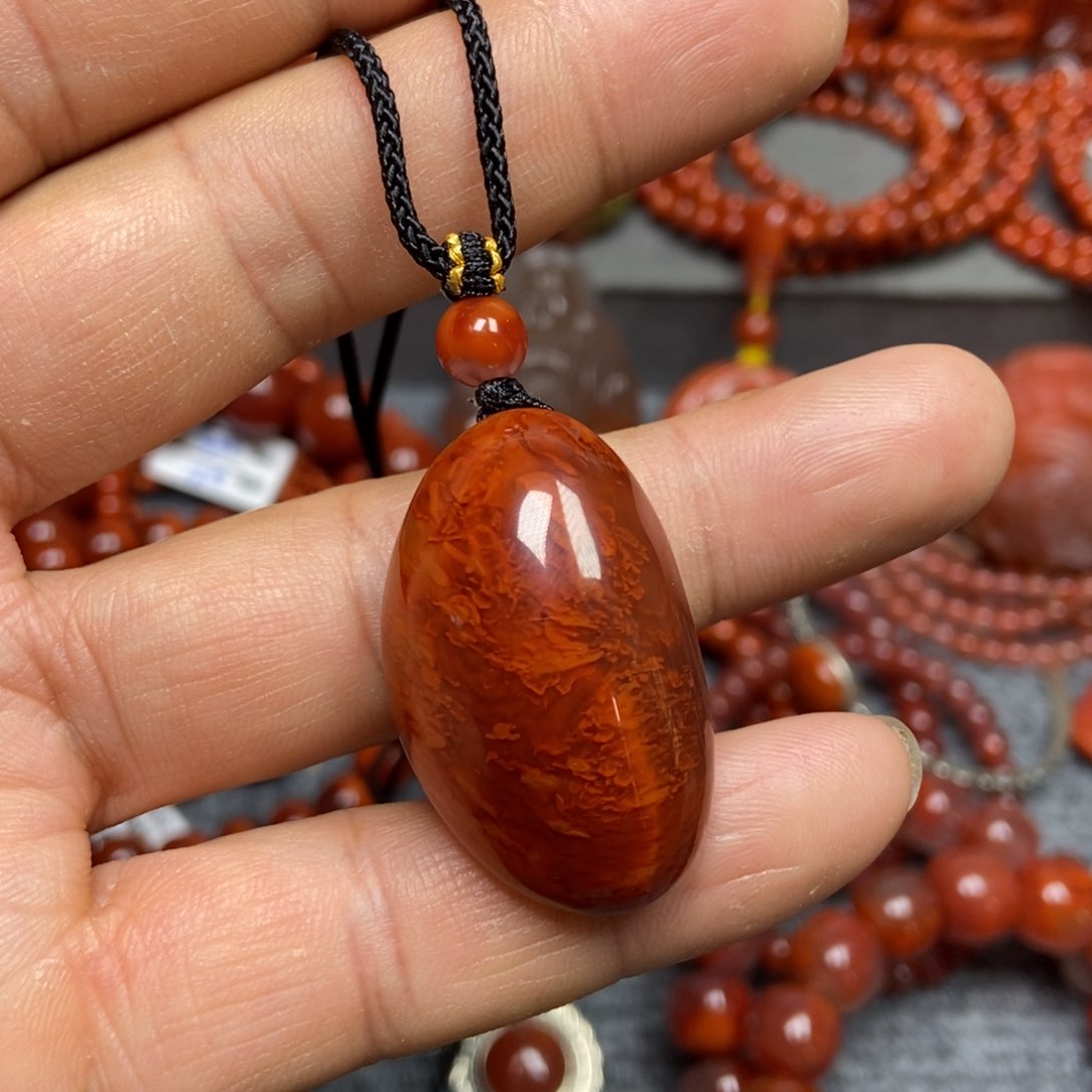 南红玛瑙吊坠(不含链)未镶嵌