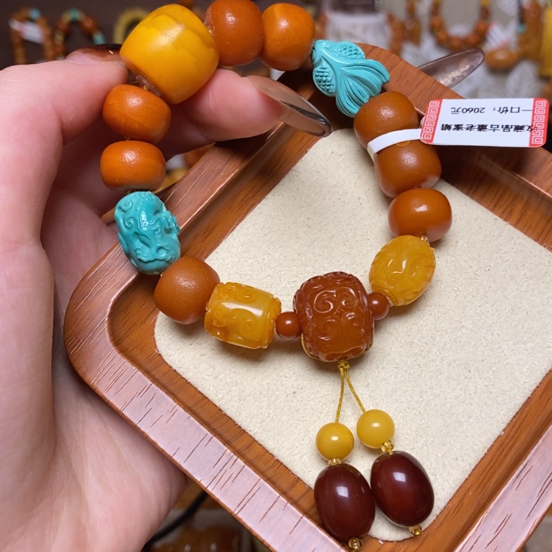 【闪购商品】手链蜜蜡未镶嵌手串