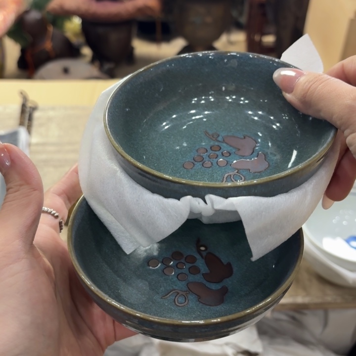 陶瓷古美术置物摆件