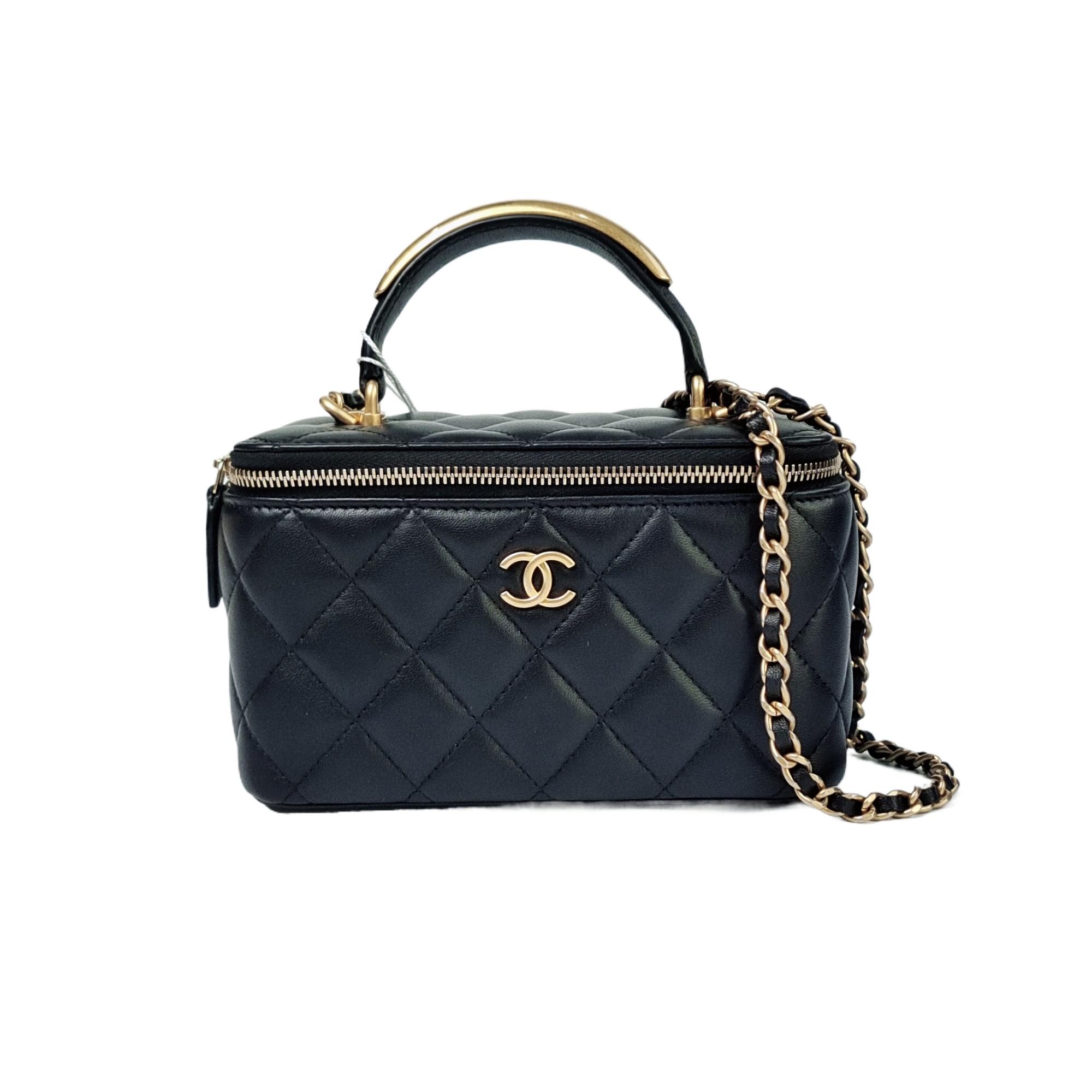 99新 Chanel/香奈儿 安洁利严选链条手拿包/BK0157747 斜挎包