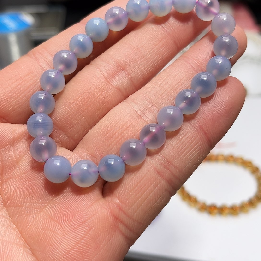 水晶手链未镶嵌糖心玛瑙
