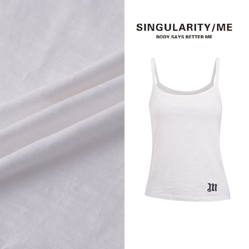 Singularity Me 2A 1263【感觉至上】纯色打底修身百搭法式背心吊带