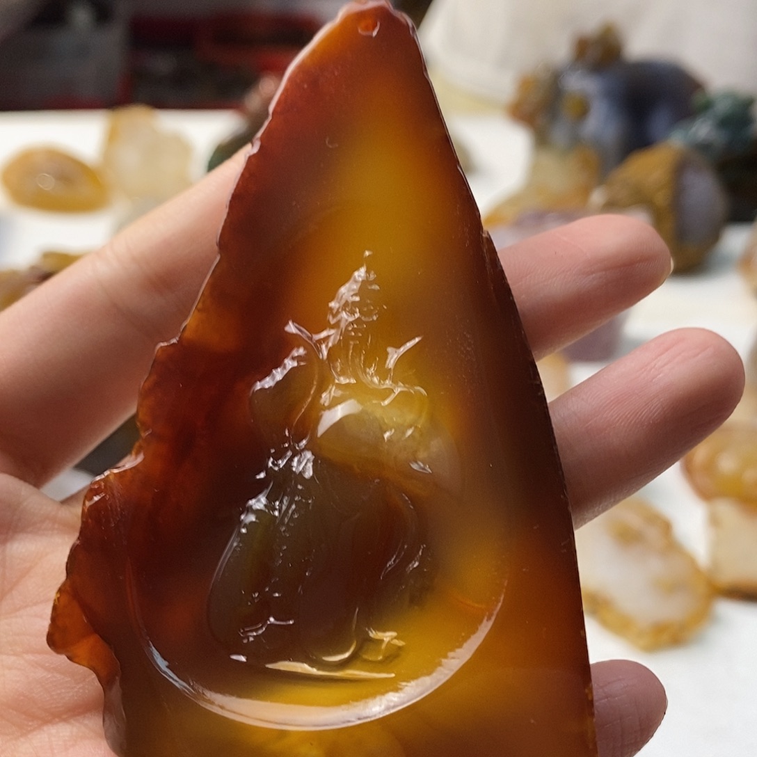 玛瑙/玉髓未镶嵌颈饰