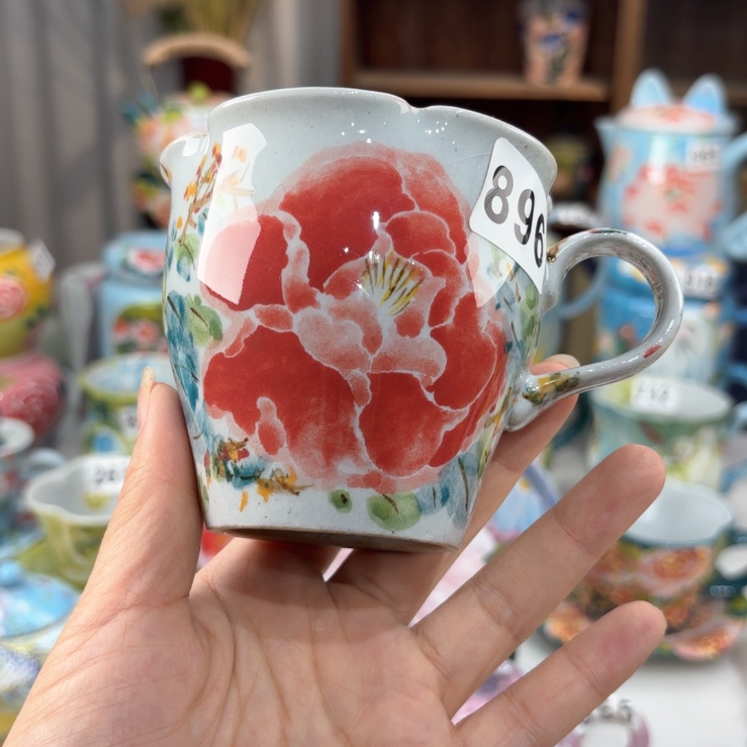 景德镇手绘高温釉下彩陶瓷茶具