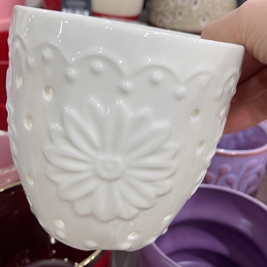 多肉绿植陶瓷花盆9.9包邮，有孔