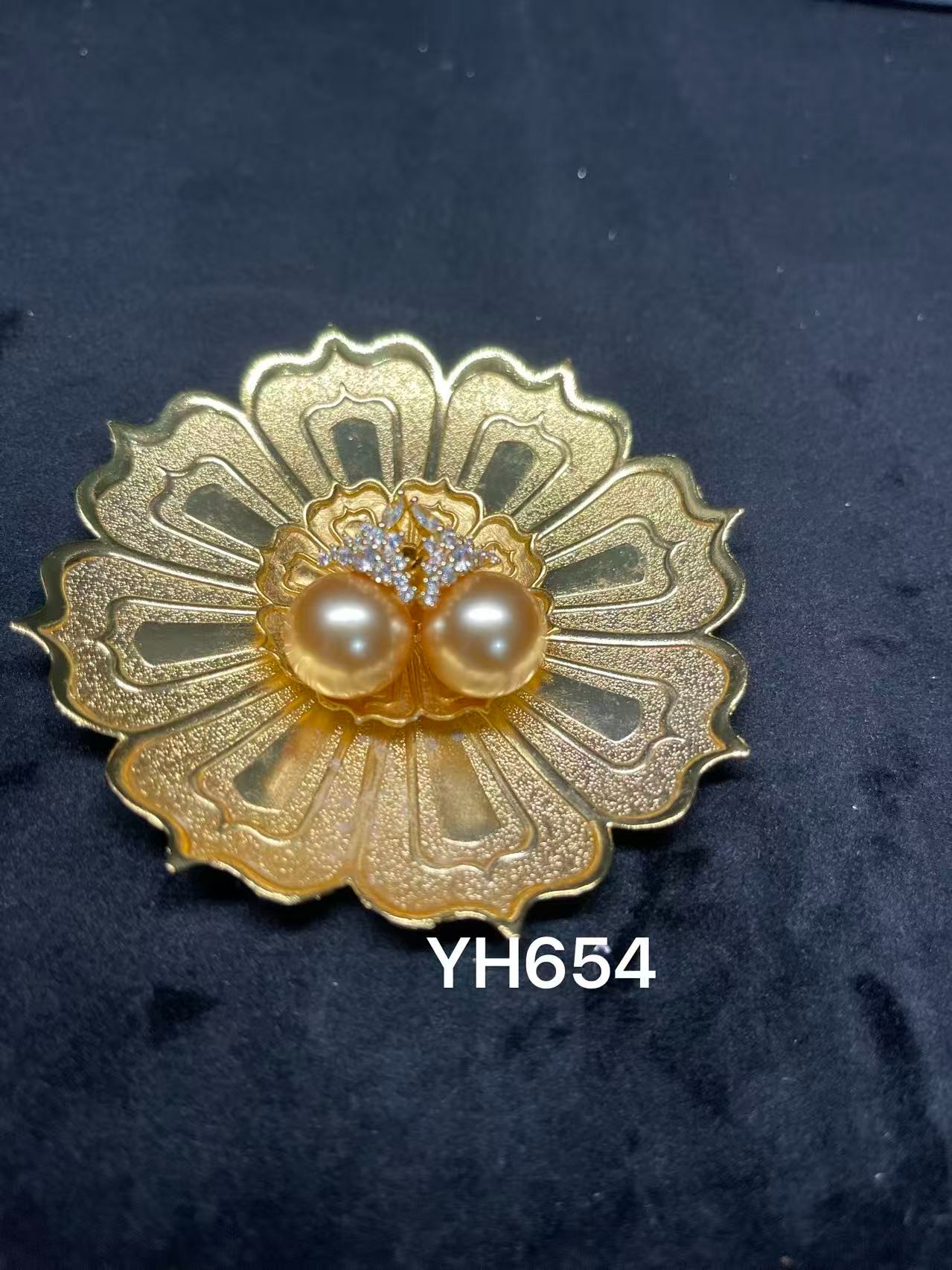 (枫子专属）YH654茶金色美人珠链 约14mm 多样性发货