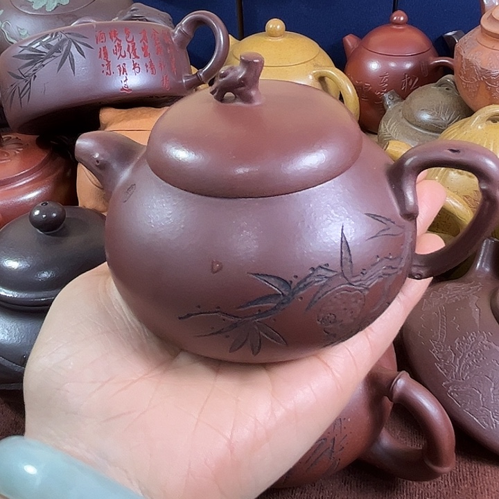 胖***嘟紫砂茶壶紫砂微瑕