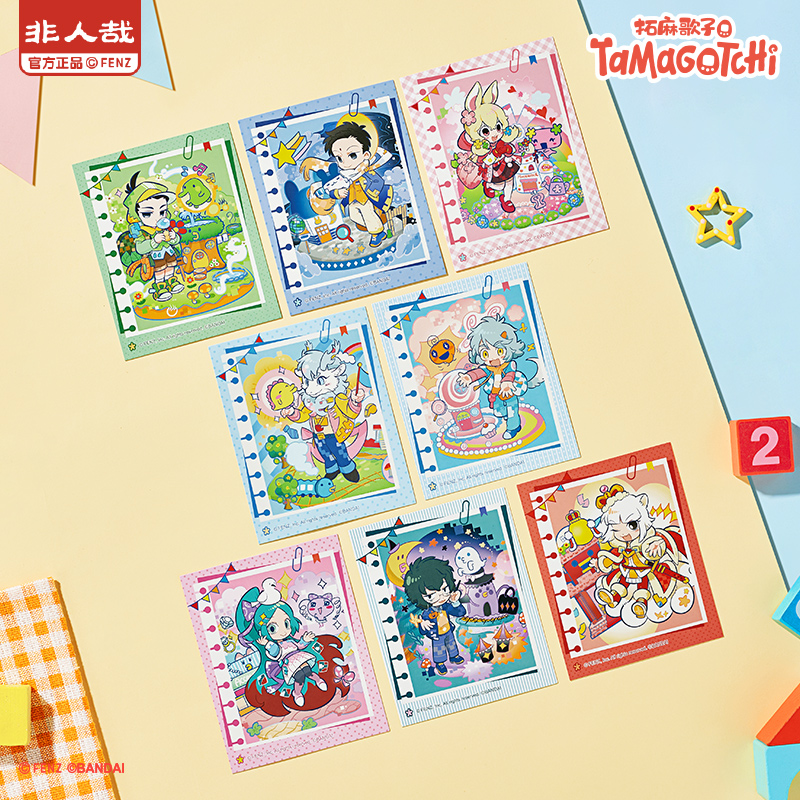 【平拆】分子互动非人哉x拓麻歌子联名系列Q版拍立得盲盒 正版代拆