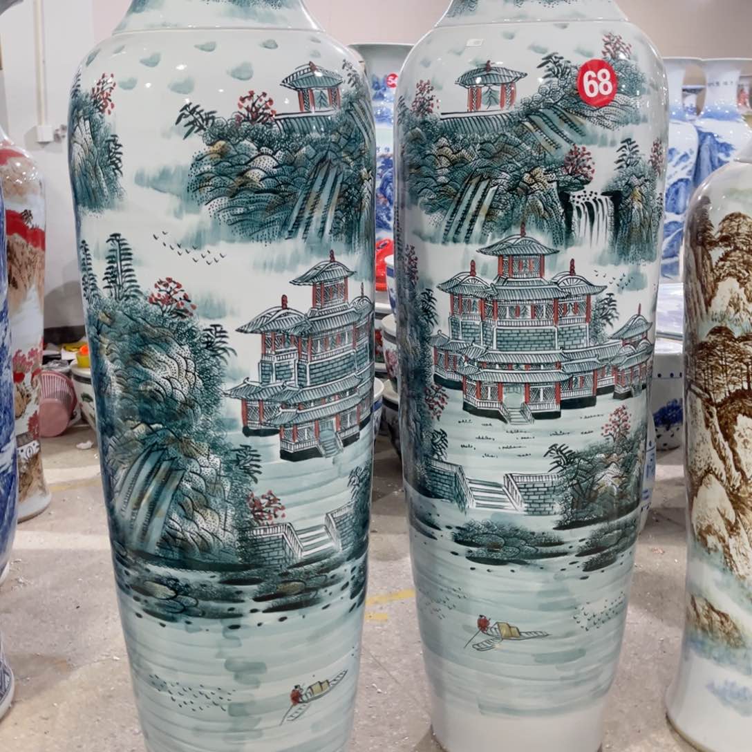 摆件"*景德镇陶瓷大花瓶
