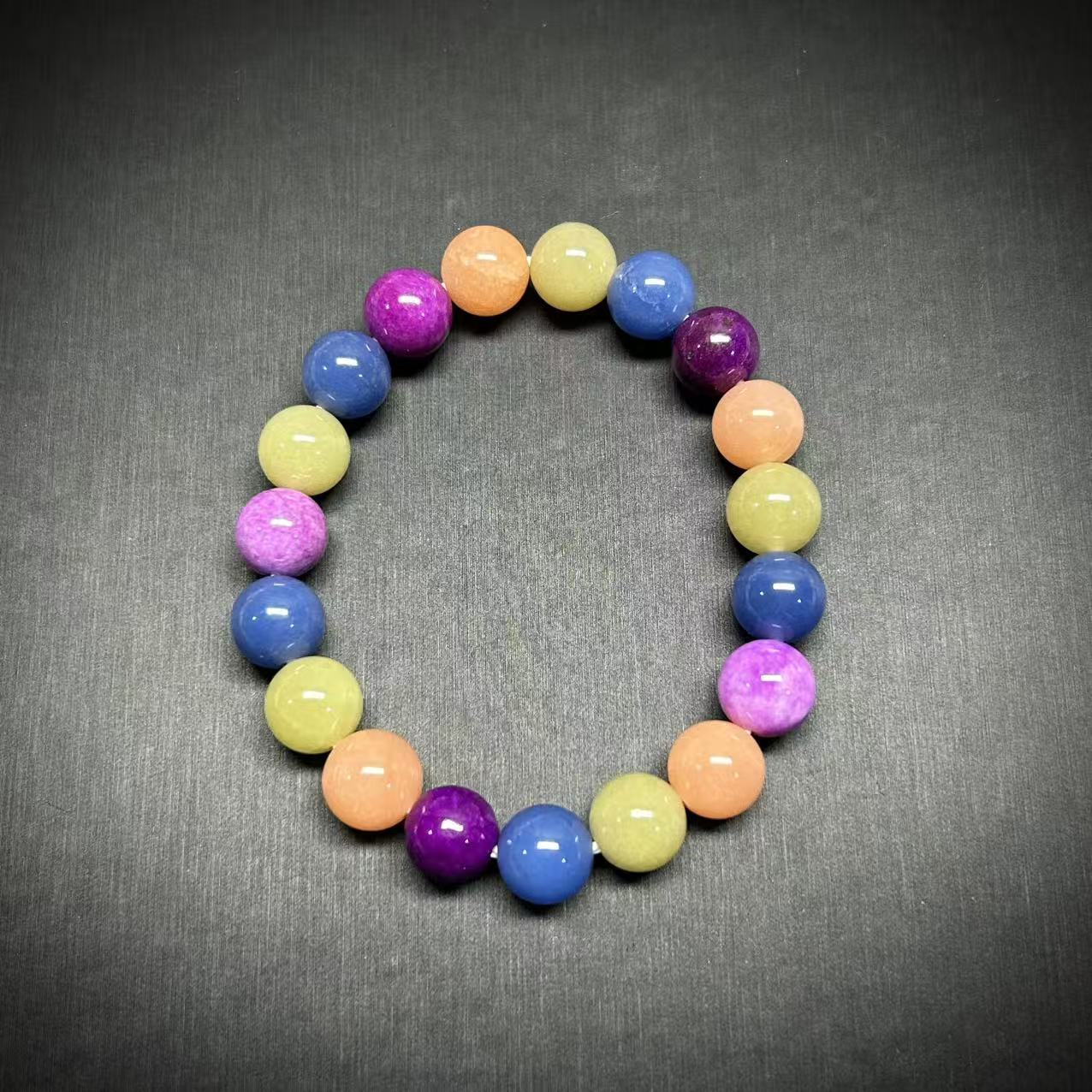 【狂欢价】32001694老矿彩舒多宝圆珠手串（多样性发其一）348