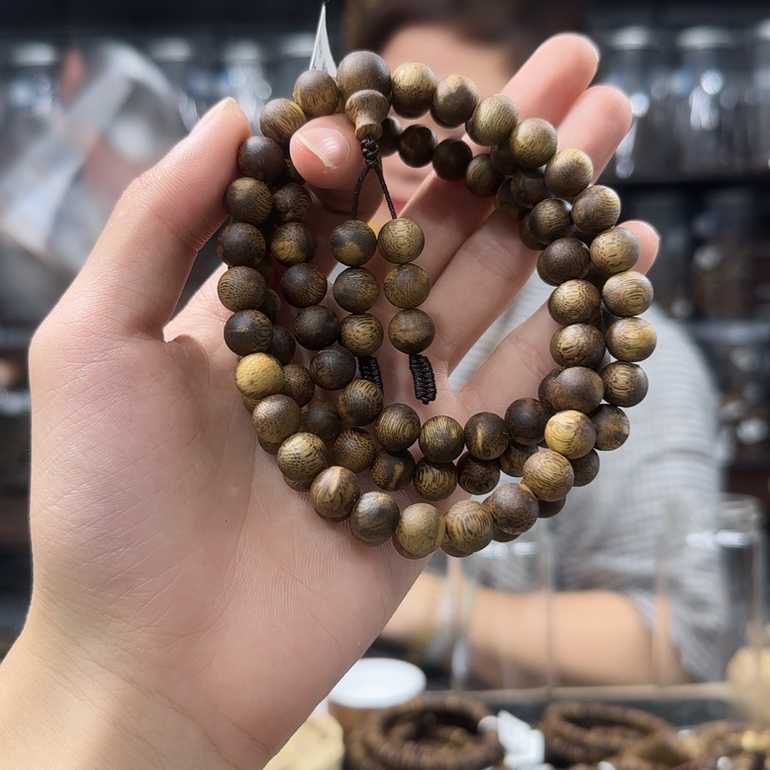 手串沉香奇楠沉香圆珠多圈多样性发一9mm