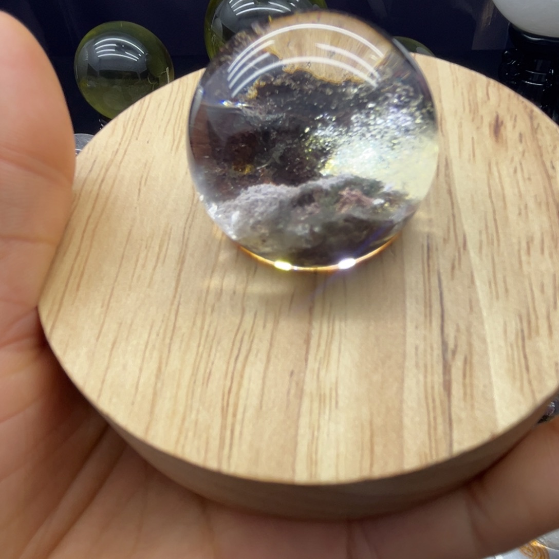 水晶珠宝半成品未镶嵌4.0公分