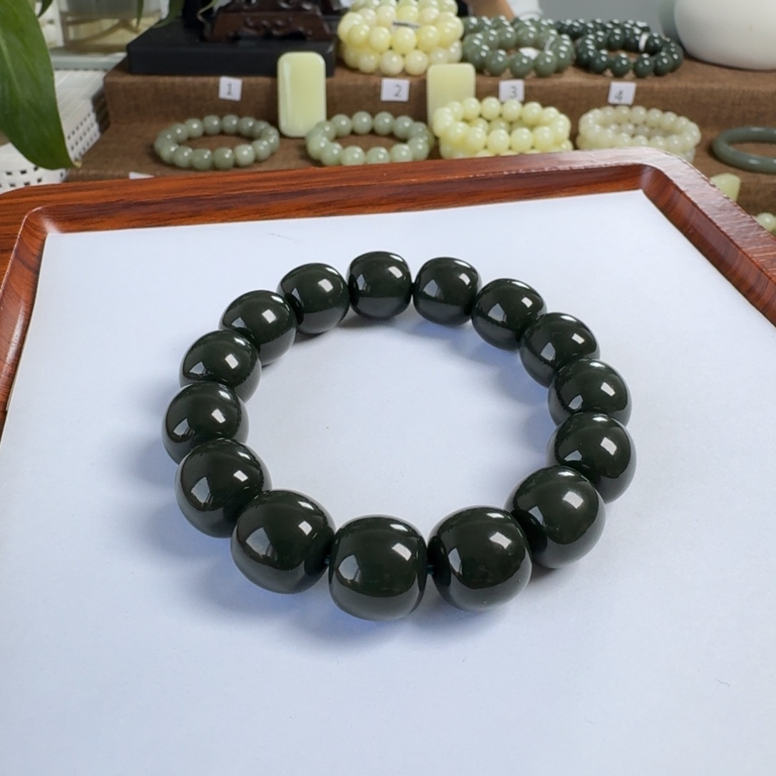 完***福手链未镶嵌和田玉