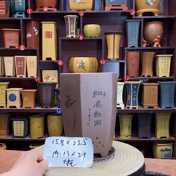 紫砂花盆紫砂花盆