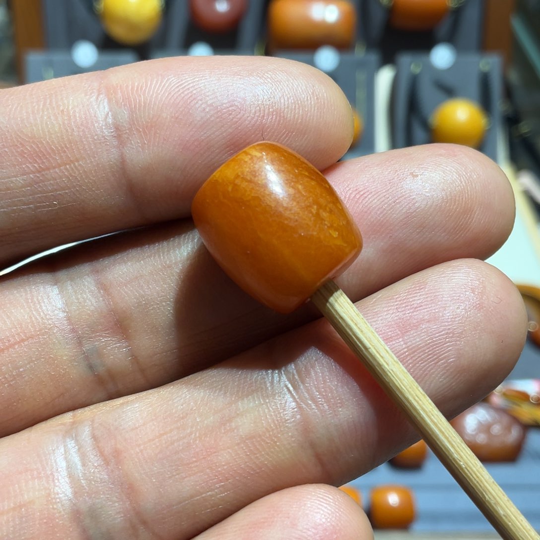 蜜蜡颈饰未镶嵌老蜜蜡单珠