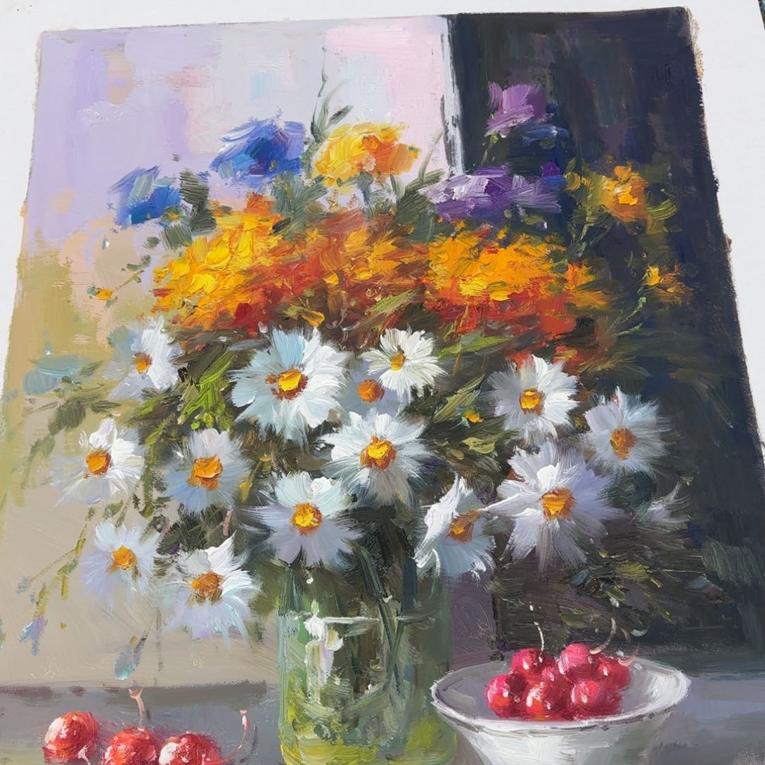 油画油画作品集设计师探讨家电