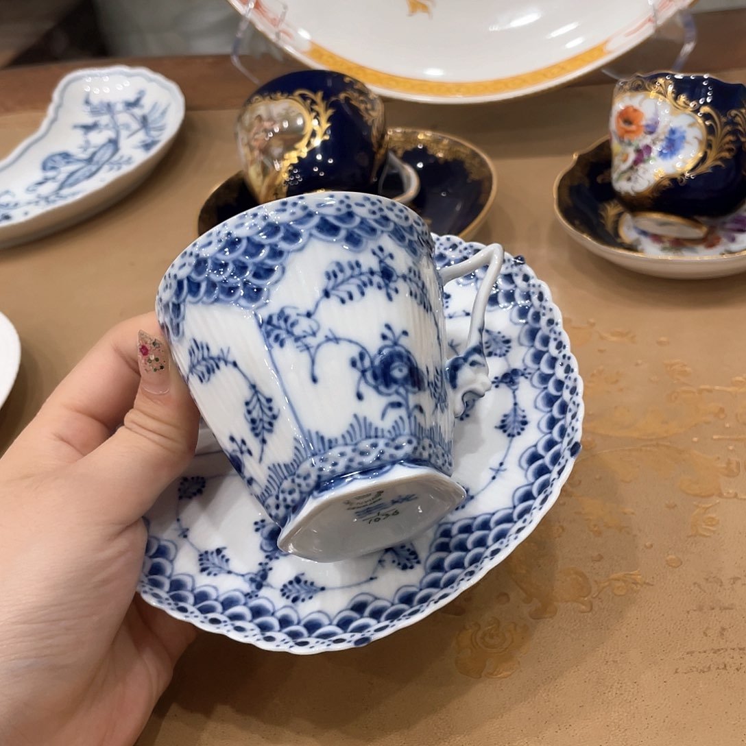 瓷片哥本哈根咖啡杯