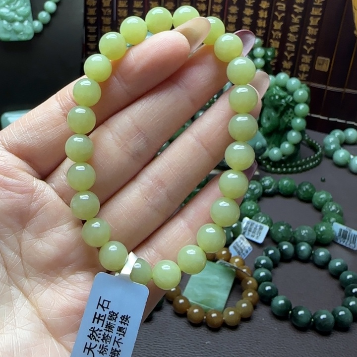 和田玉手串未镶嵌