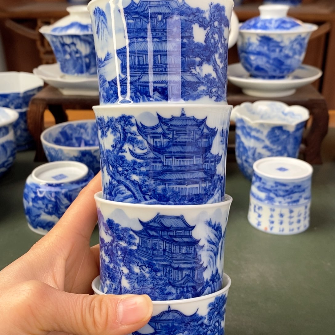 杯景德镇陶瓷手工手绘