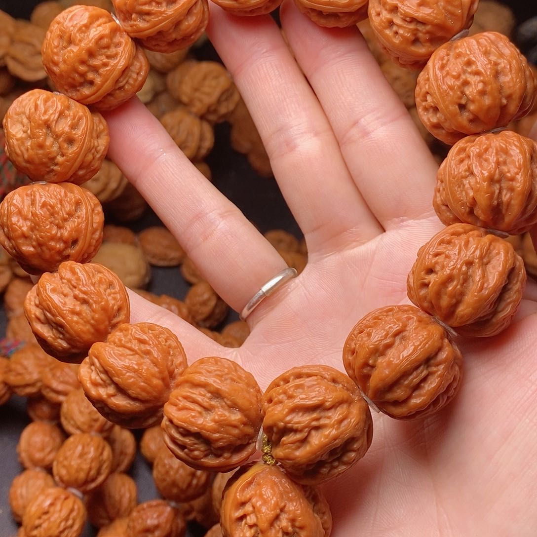 【闪购商品】文玩核桃吊坠扯**意粗筋方墩24