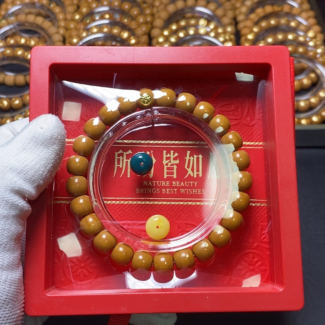 猴头核桃手串18k金标超小小老邢 9左右 全品 233号