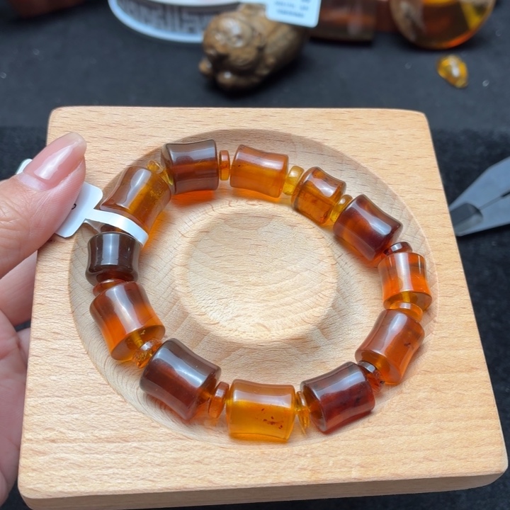 琥珀未镶嵌珠宝奇石12mm