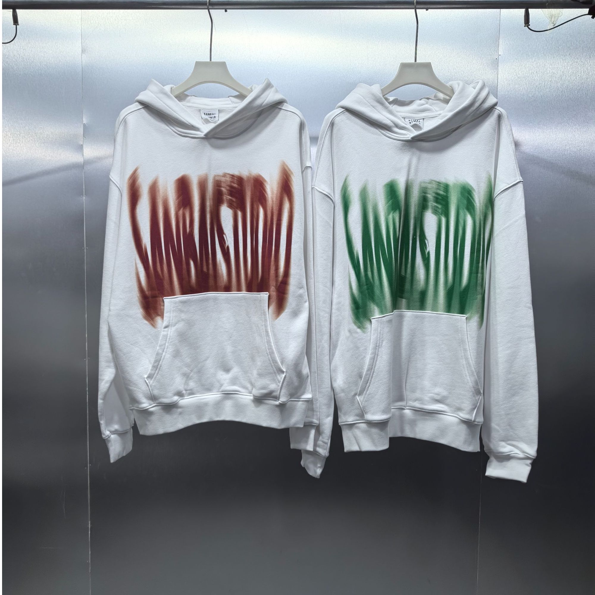 F04-41152-SAN春秋季眩晕字母印花潮流连帽卫衣