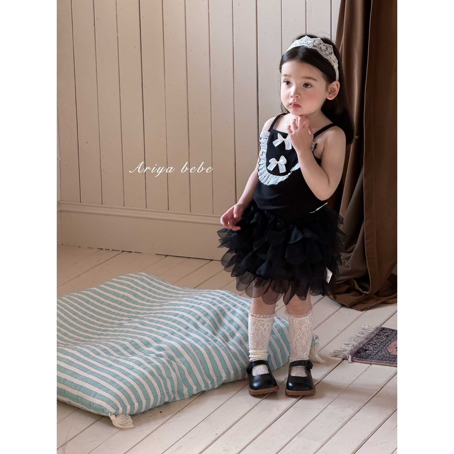 【NO退NO换】欢宝4店-Ariyabebe-2025夏-编码0403-N127-包屁半裙