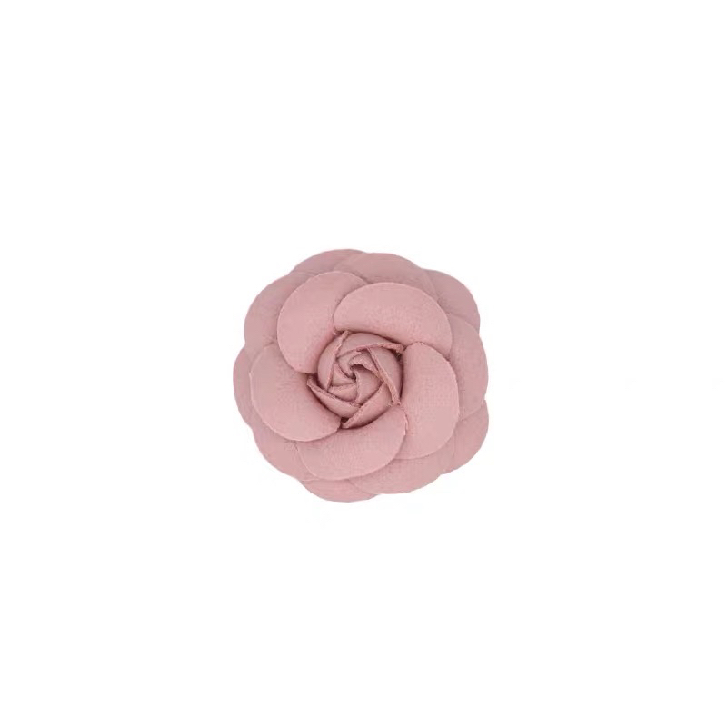 非金属布艺胸针 【白茶姐弟】法式简约彩色山茶花胸花别针