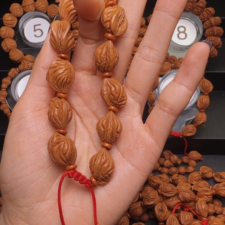 郑***）桃核手串生命手串