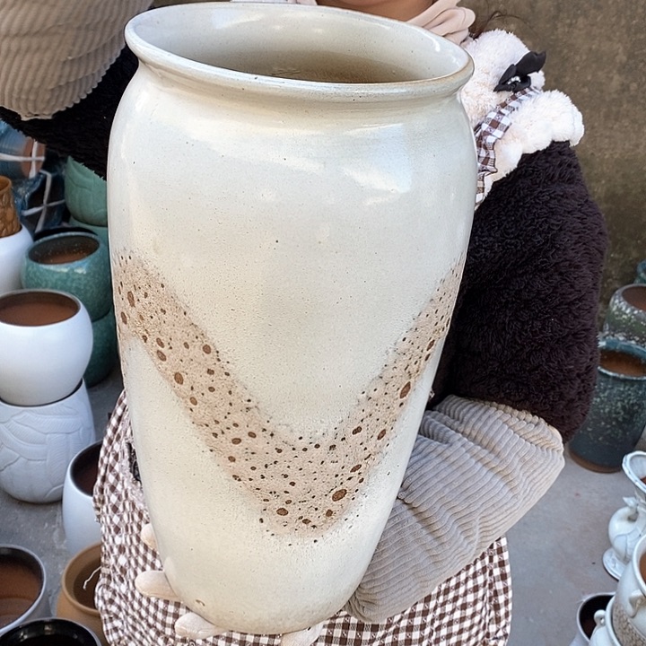 紫砂花盆正品口20高42